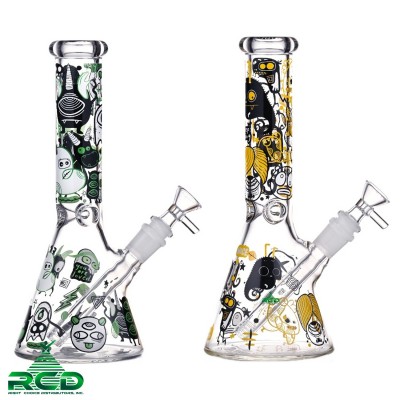 WATER PIPE BEAKER CARTOON MONSTER WP12111 1CT